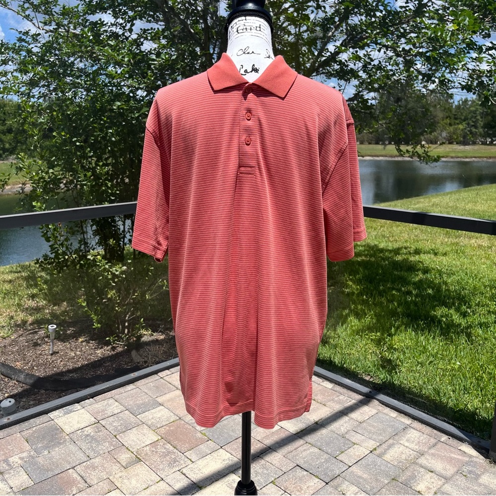 Joseph & Feiss Mens Large Short Sleeve Shirt Casual Polo Golf Lightweight Sport